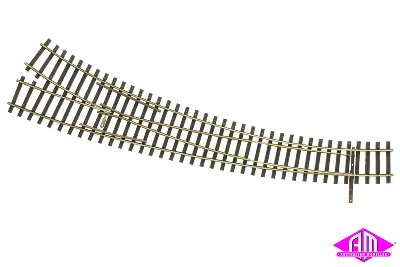 85333 - Right Hand Curved Point - Code 83 - R 377/543Mm - 9/12 Deg (Ho Scale) 1