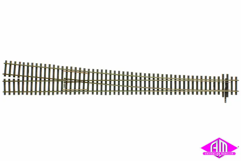 85346 - Right Hand Point - Code 83 - R 2200 - 6.34 Deg - Ew6 - 1:9 (Ho Scale) 1