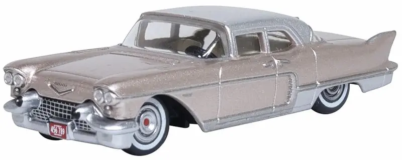 87Ce57004 - 1957 Cadillac Eldorado Brougham - Sandalwood (Ho Scale) 1