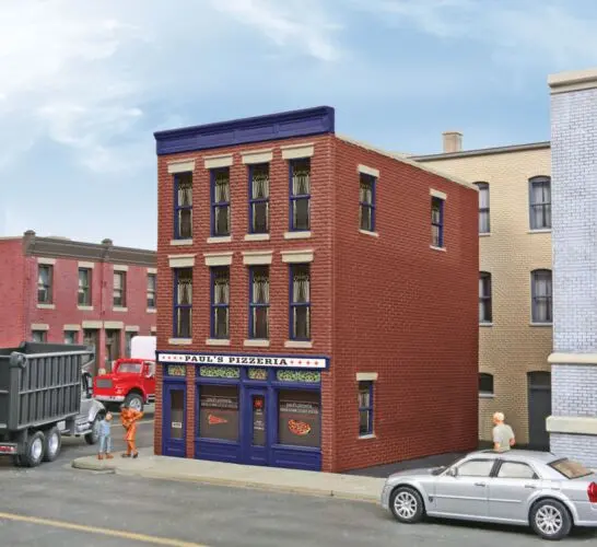 931-813 - Paul's Pizzeria Pre Built (Ho Scale) 1