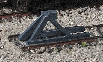 933-2605 - Track Bumpers Dark Gray 5Pc (N Scale) 1