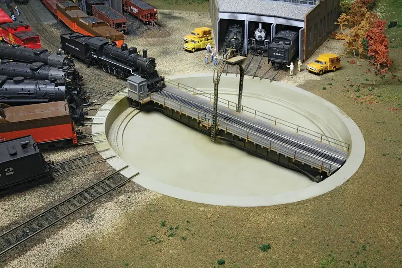 933-2860 - Turntable Motorised 90' Dc/Dcc (Ho Scale) 1
