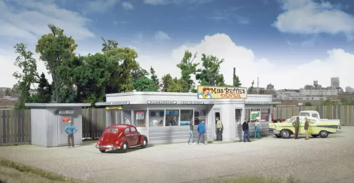 933-2909 - Miss Bettie's Diner Kit (Ho Scale) 1