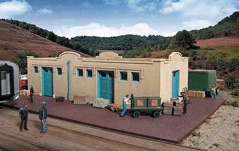933-2921 - Mission-Style Freight House Kit (Ho Scale) 1