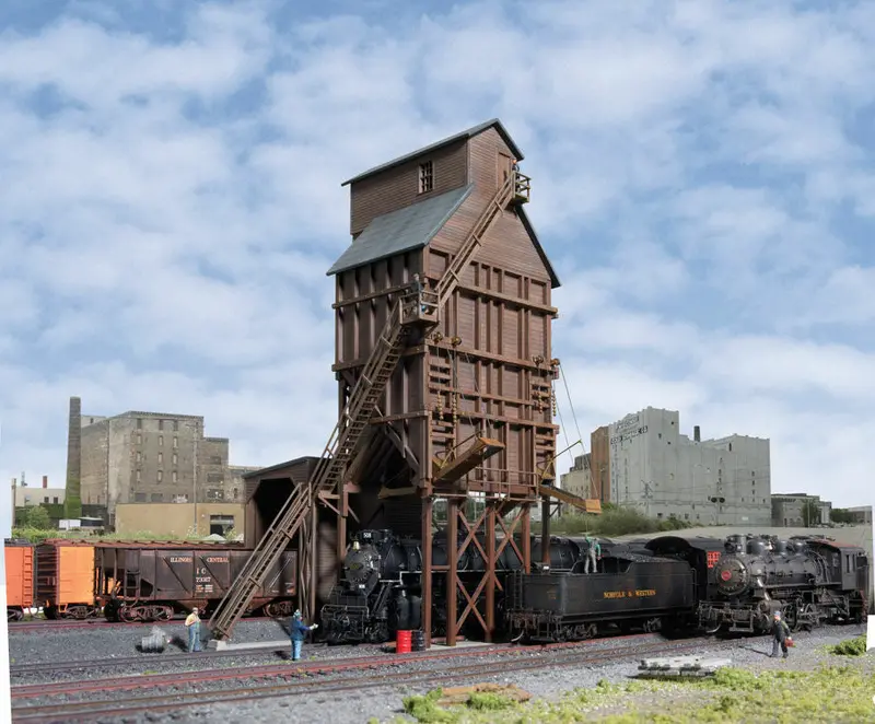 933-2922 - Wood Coaling Tower Kit (Ho Scale) 1