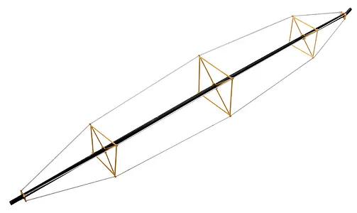 933-2955 - Support Trusses For Guywires And Piping (Ho Scale) 1