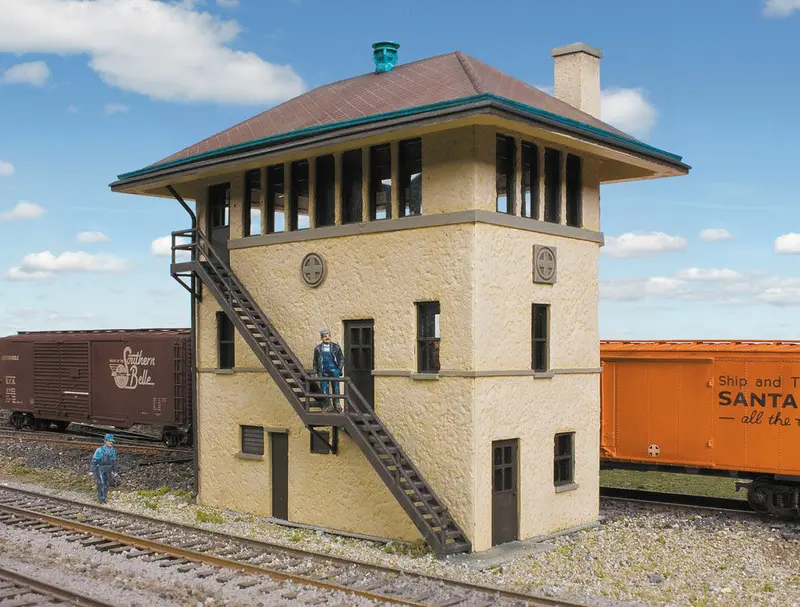 933-2983 - Santa Fe Interlocking Tower Kit (Ho Scale) 1
