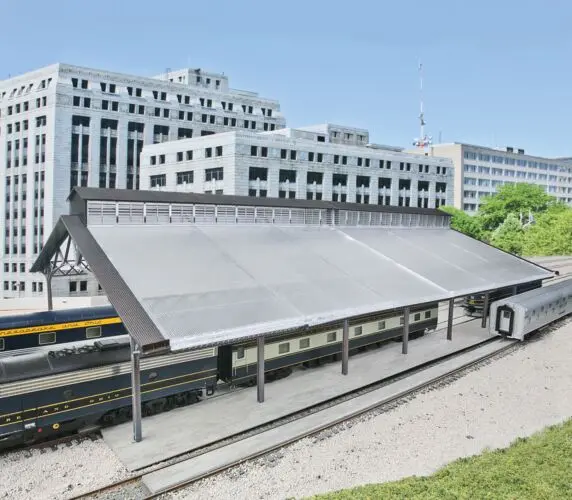 933-2984 - Train Shed With Clear Roof Kit (Ho Scale) 1