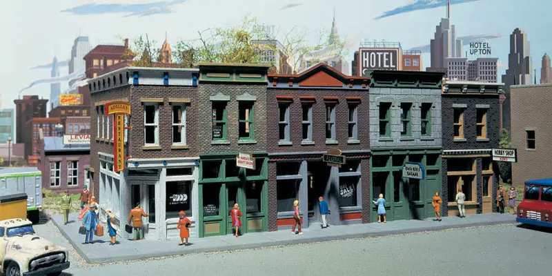 933-3028 - Merchant's Row I Kit (Ho Scale) 1