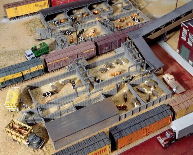 933-3047 - Stock Yards Kit (Ho Scale) 1