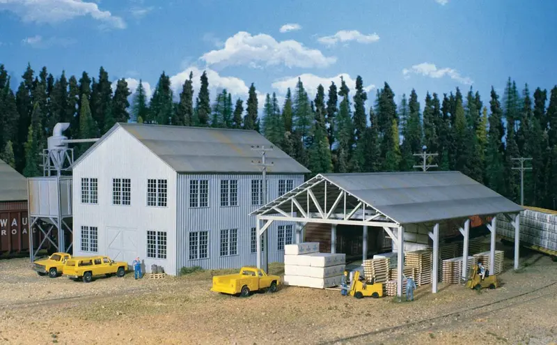 933-3059 - Planing Mill And Shed Kit (Ho Scale) 1