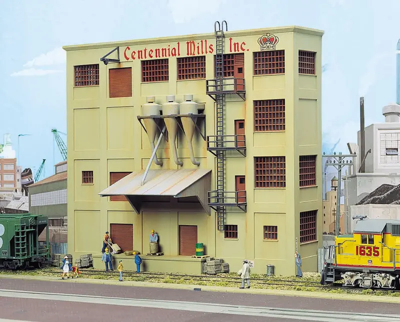933-3160 - Centennial Mills Background Building Kit (Ho Scale) 1