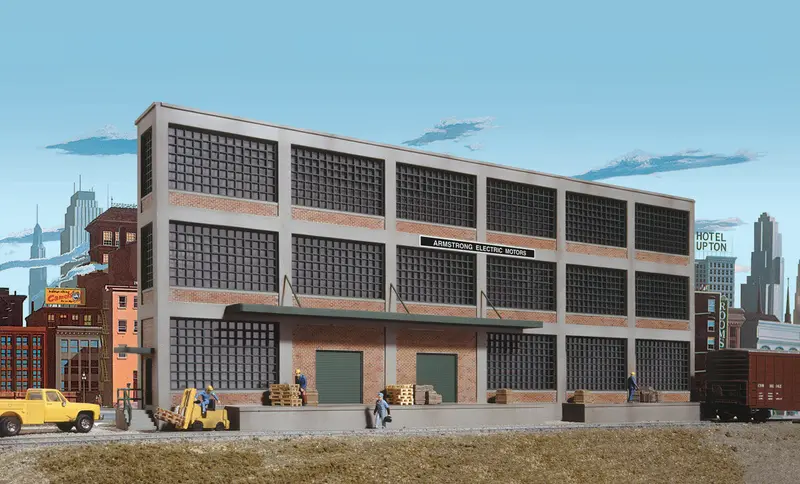 933-3172 - Armstrong Electric Motors Background Building Kit (Ho Scale) 1