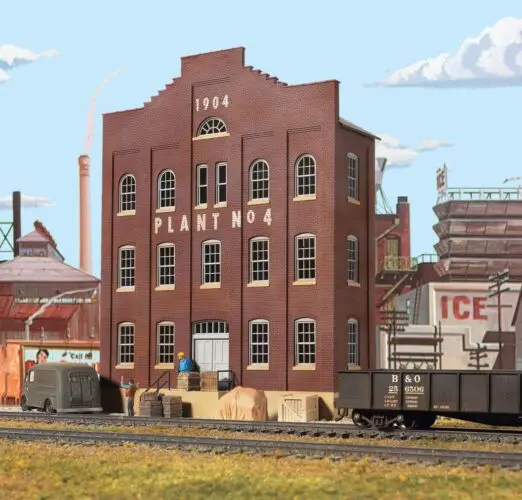 933-3183 - Plant No.4 Building Front Kit (Ho Scale) 1