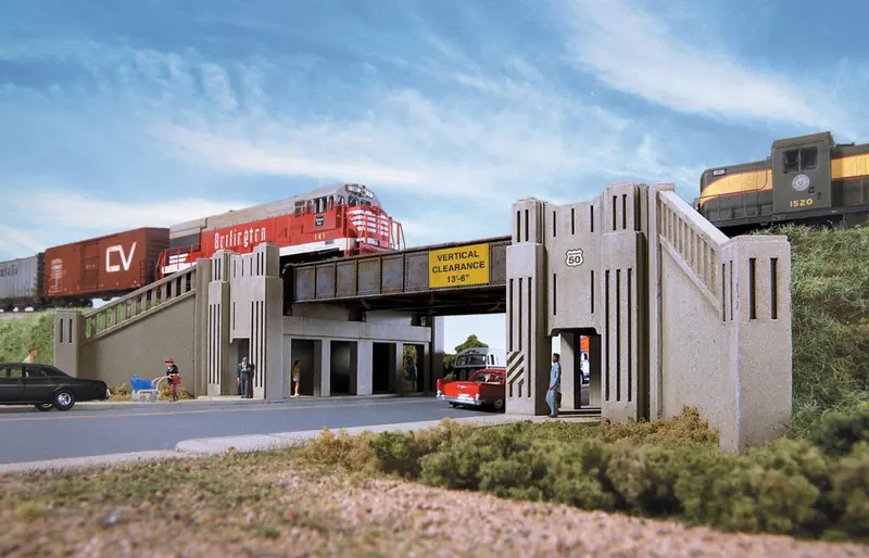 933-3190 - Art Deco Highway Underpass Kit (Ho Scale) 1