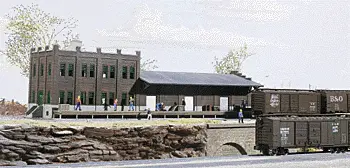 933-3201 - Water St. Freight Terminal Kit (N Scale) 1
