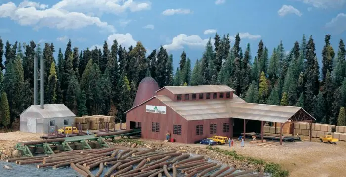 933-3236 - Mountain Lumber Co. Sawmill Kit (N Scale) 1