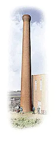 933-3289 - 1-Piece Smokestack 2Pk (N Scale) 1