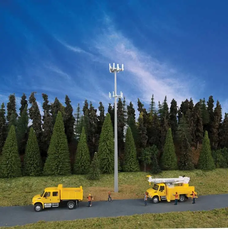 933-3345 - Modern Communication Tower Kit  - 2 Pack (Ho Scale) 1