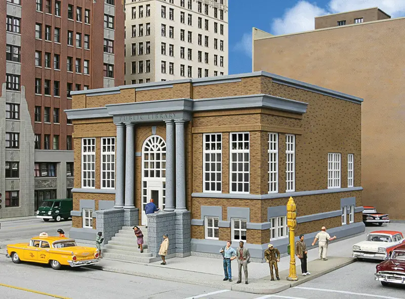 933-3493 - Public Library Kit (Ho Scale) 1