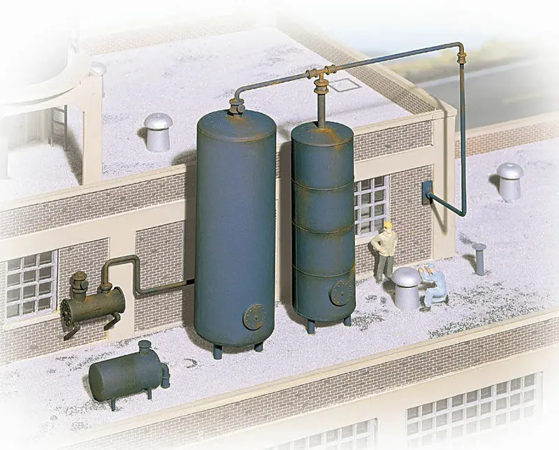 933-3514 - Industrial Storage Tanks Kit (Ho Scale) 1