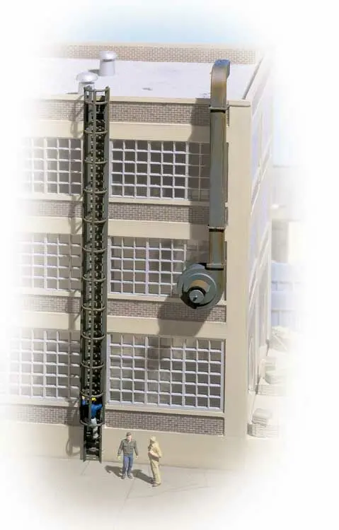 933-3515 - Caged Ladders & Vents Kit - 5 Each (Ho Scale) 1