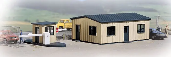 933-3517 - Office And Guard Shack Kit (Ho Scale) 1