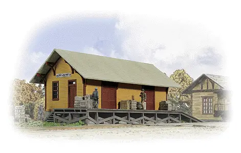 933-3533 - Golden Valley Freight House Kit (Ho Scale) 1