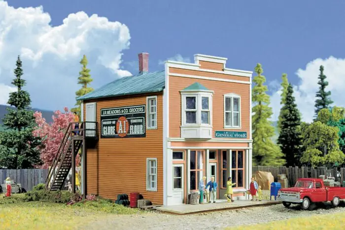 933-3653 - Smith's General Store Kit (With Interior Lighting) (Ho Scale) 1