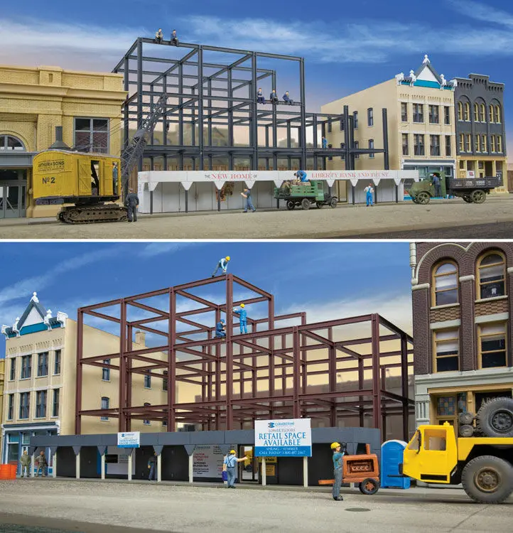 933-3761 - Skyscraper Construction Site Kit (Ho Scale) 1