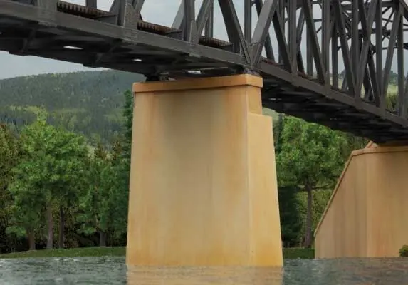 933-3880 - Bridge Piers 2Pc (N Scale) 1