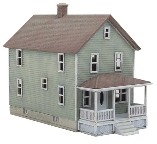 933-3888 - 2-Story Framed House Kit (N Scale) 1