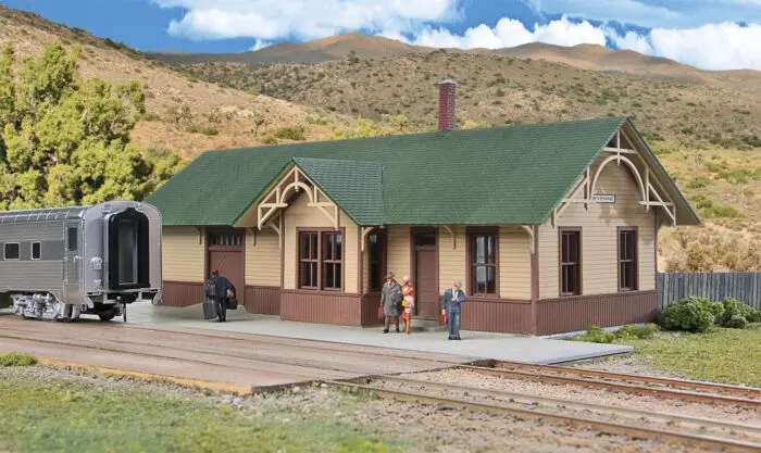 933-4057 - Union Pacific Style Depot Kit (Ho Scale) 1