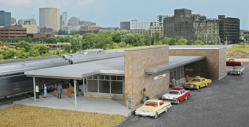 933-4064 - Modern Brick Santa Fe Station Kit (Ho Scale) 1