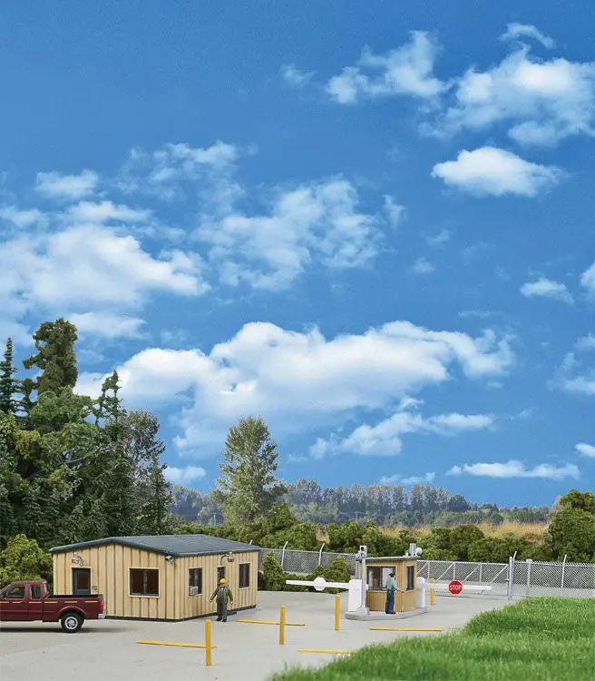 933-4076 - Modern Guard Shack Kit (Ho Scale) 1