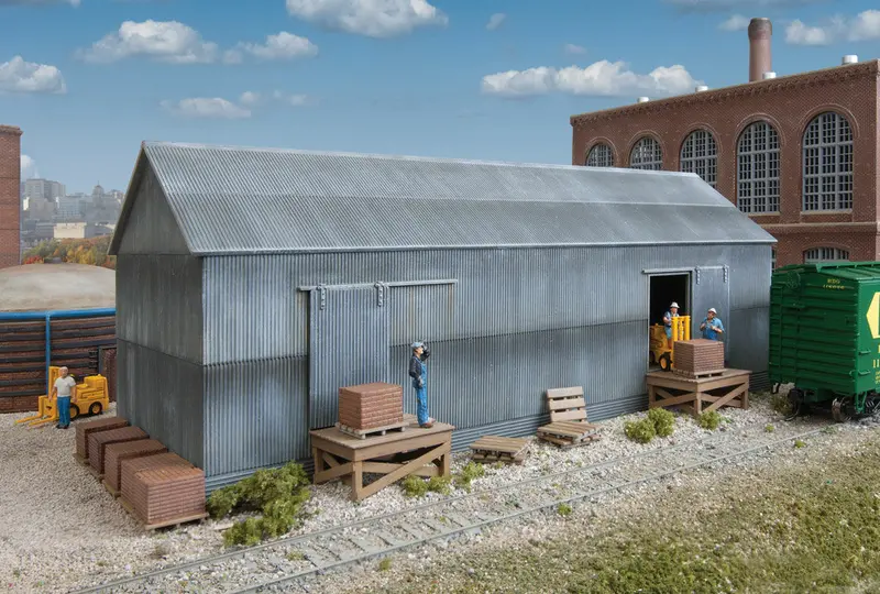 933-4101 - Brickworks Storage Building Kit (Ho Scale) 1
