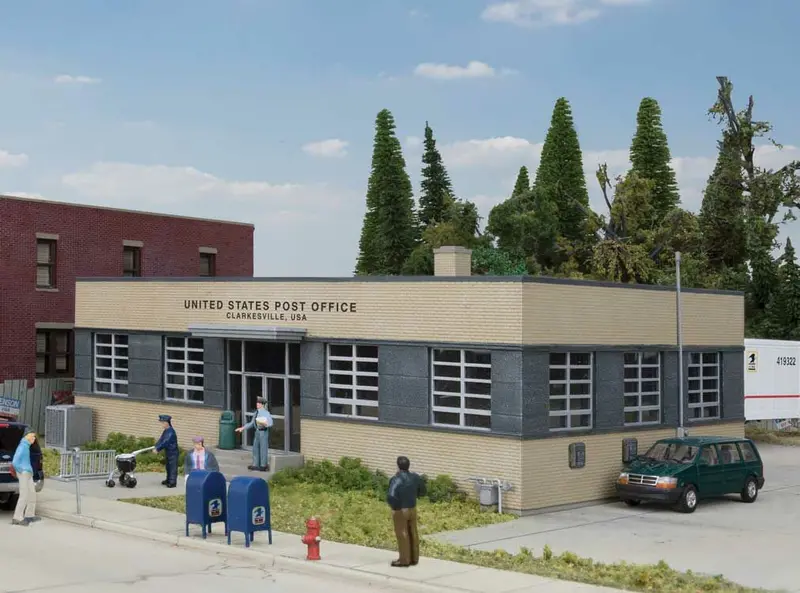 933-4200 - Brick Post Office Kit (Ho Scale) 1