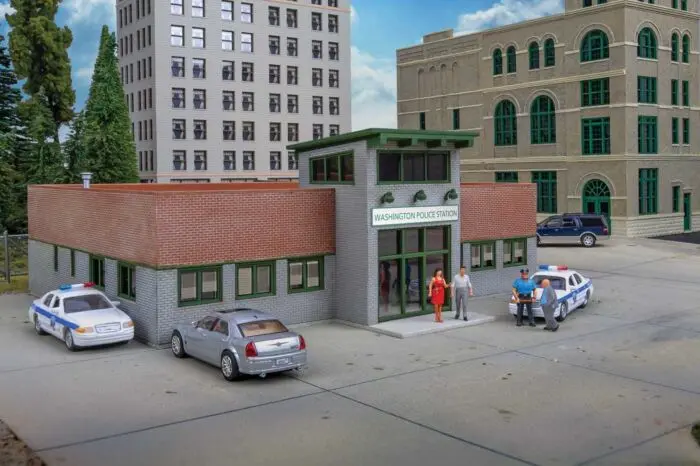 933-4201 - Modern Police Station Kit (Ho Scale) 1