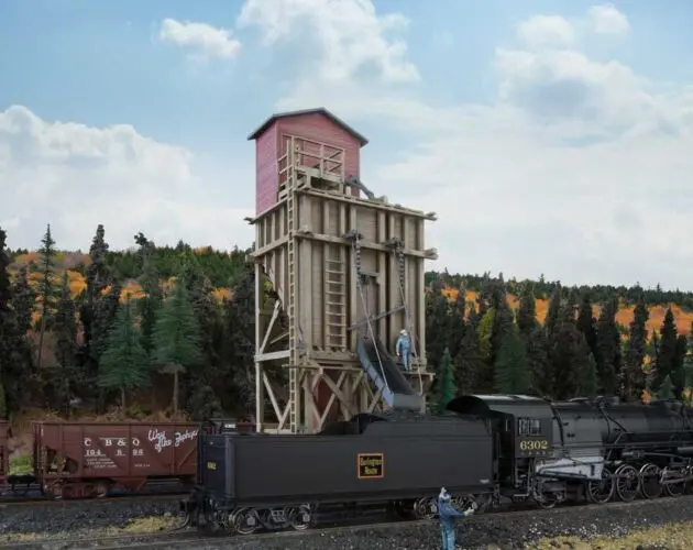 933-4202 - Small Wood Coaling Station Kit (Ho Scale) 1