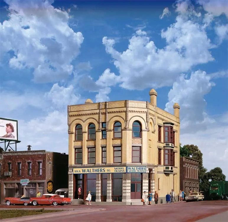 933-4203 - Walthers Water Street Building Kit (Ho Scale) 1