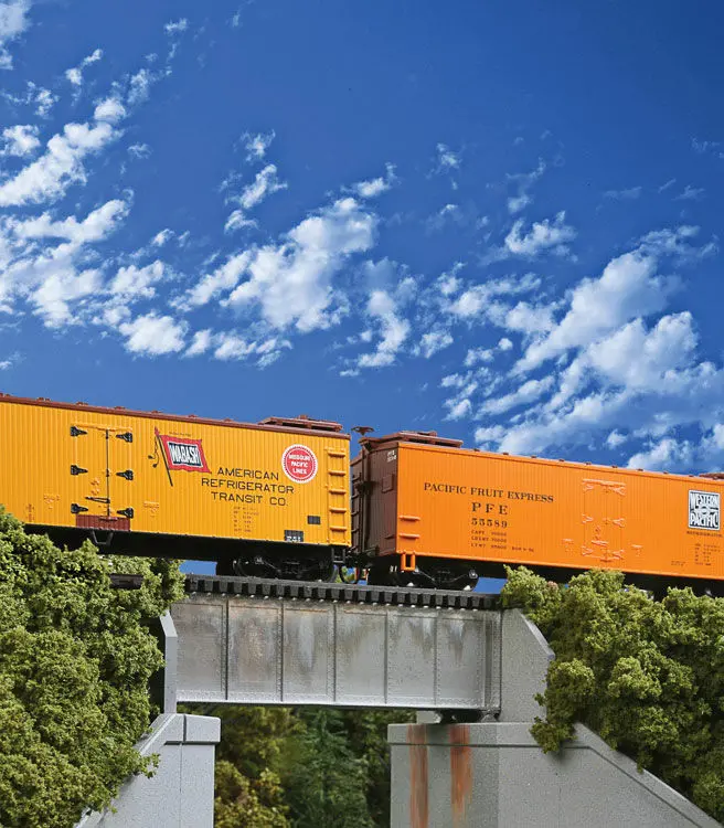 933-4505 - Single-Track Railroad Deck Girder Bridge Kit - 30' - Standard Level (Ho Scale) 1