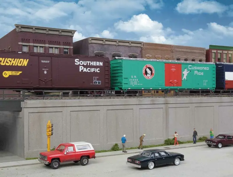 933-4562 - Urban Retaining Walls Kit (Ho Scale) 1