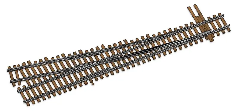 948-10014 - Number 4 Turnout - Right Hand - Nickel Silver - Dcc Friendly (Code 100) (Ho Scale) 1