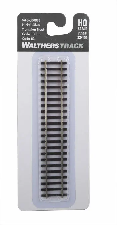 948-83003 - Nickel Silver Transition Track - Code 100 To Code 83 (Ho Scale) 1