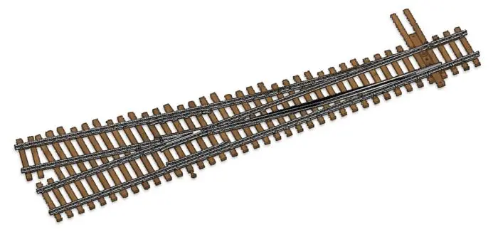 948-83016 - Number 5 Right Hand Turnout Code 83 (Ho Scale) 1