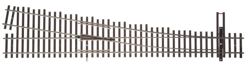 948-83018 - Number 6 Turnout - Right Hand - Nickel Silver - Dcc Friendly (Code 83) (Ho Scale) 1
