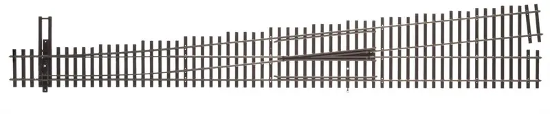 948-83021 - #10 Turnout - Left Hand - Nickel Silver - Dcc-Friendly (Code 83) (Ho Scale) 1