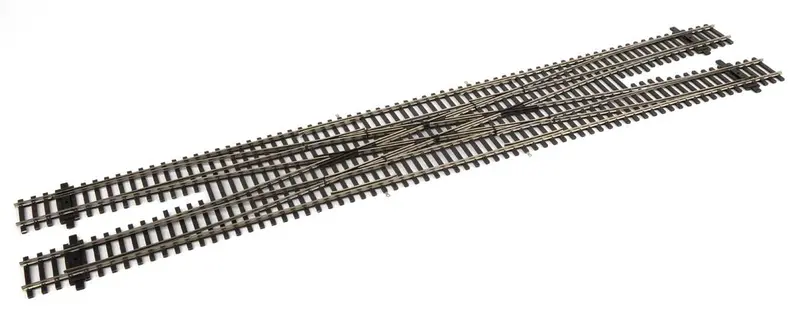 948-83051 - Code 83 - Nickel Silver Dcc-Friendly #6 Double Crossover (Ho Scale) 1