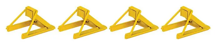 948-83108 - Assembled Track Bumpers Yellow (4Pk) (Ho Scale) 1