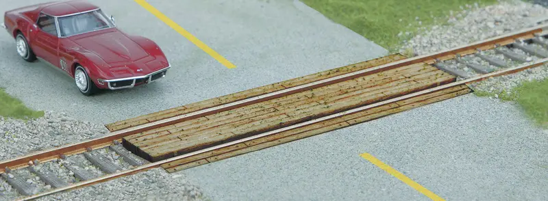 949-4158 - Wood Grade Crossing Kit (Ho Scale) 1